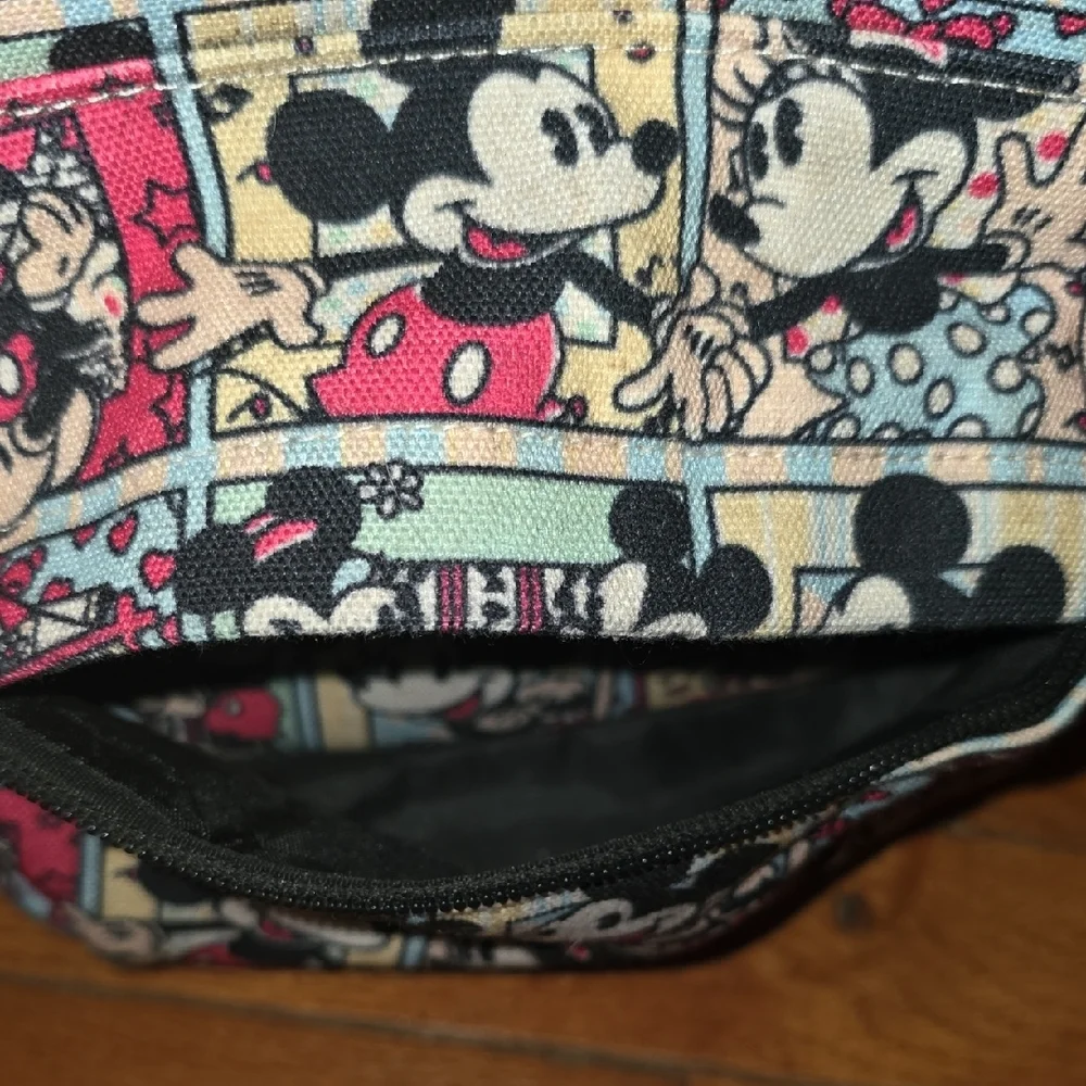 Disney Backpack - Mickey And Minnie Mouse Canvas Backpack - Picture 11 of 15